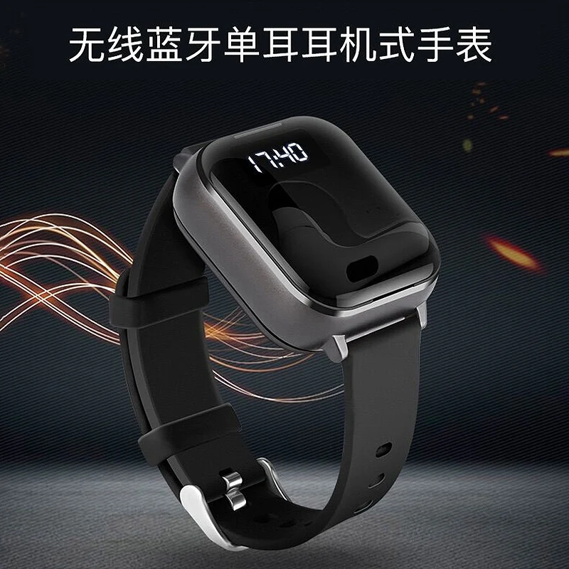 2 в 1 умные часы с наушниками беспроводные Bluetooth свободные руки наушники фитнес