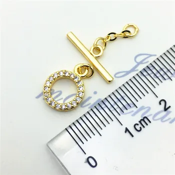 

Silver Gold Rose gold color Metal Copper Toggle Clasp Hooks End Connectors For Jewelry Making Findings Necklace Bracelet DIY