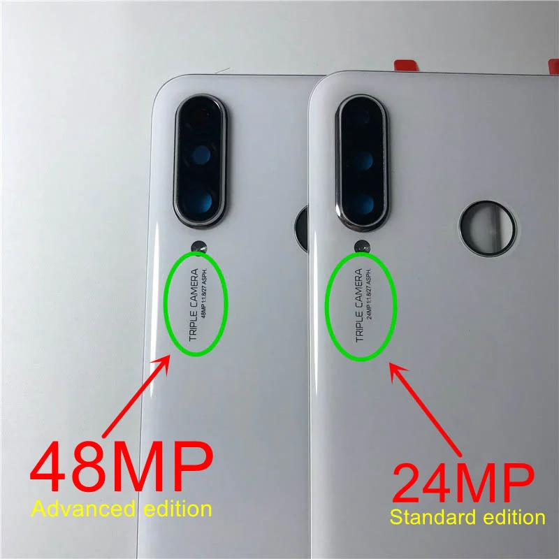 Заднее стекло для huawei P30 Lite крышка батареи задняя дверь Корпус чехол с объективом камеры для huawei Nova 4e P30 Lite крышка батареи