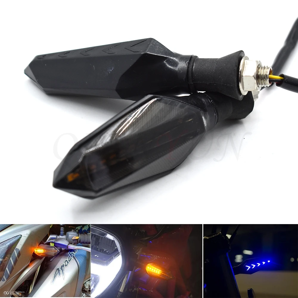

2pcs motorcycle turn signal LED indicator blue yellow high quality For KTM 990 Super Duke RC8 / R 690 Duke 1290 Super Duke R