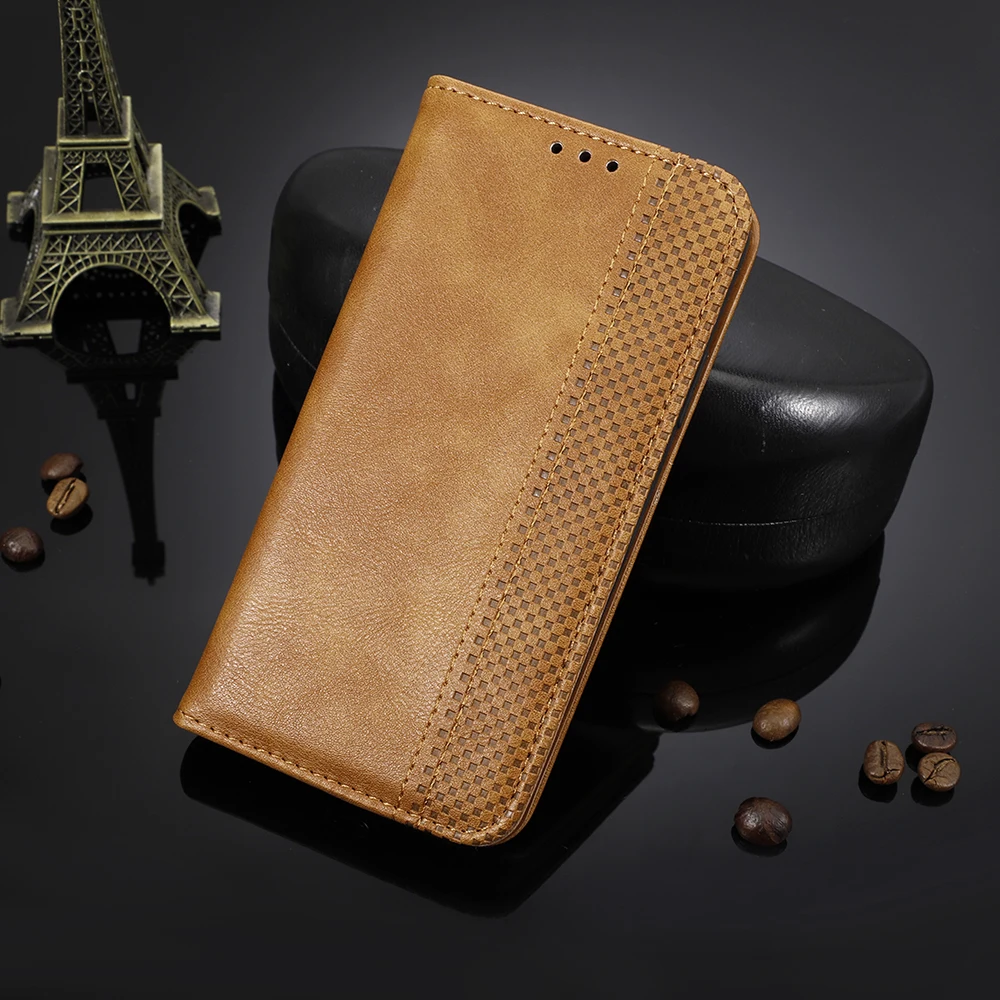 

Luxury Retro Slim Magnetic Leather Flip Cover For ASUS ROG Phone 2 ZS660KL Case Book Wallet Card Stand Soft Cover Phone Bags