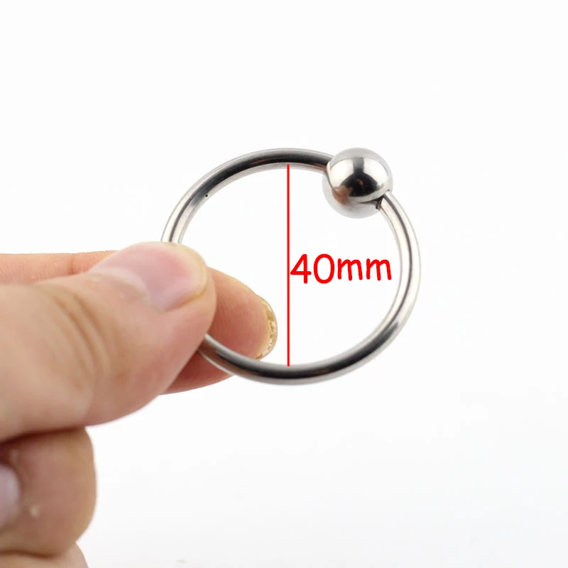 40MM Сексуальное нижнее белье для начинающих головок пениса Glans Кольцо Связывание Сексуальное белье В Стиле Babydoll нижнее белье сексуальные горячие пикантные эротические костюмы товары для секса - Цвет: 40MM
