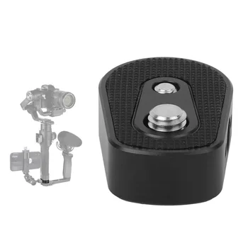 

Aluminium Alloy Quick Release Plate Buttom Base Bracket Mount with 1/4 3/8 Screw Holes for DJI Ronin S Stabilizer Accessories