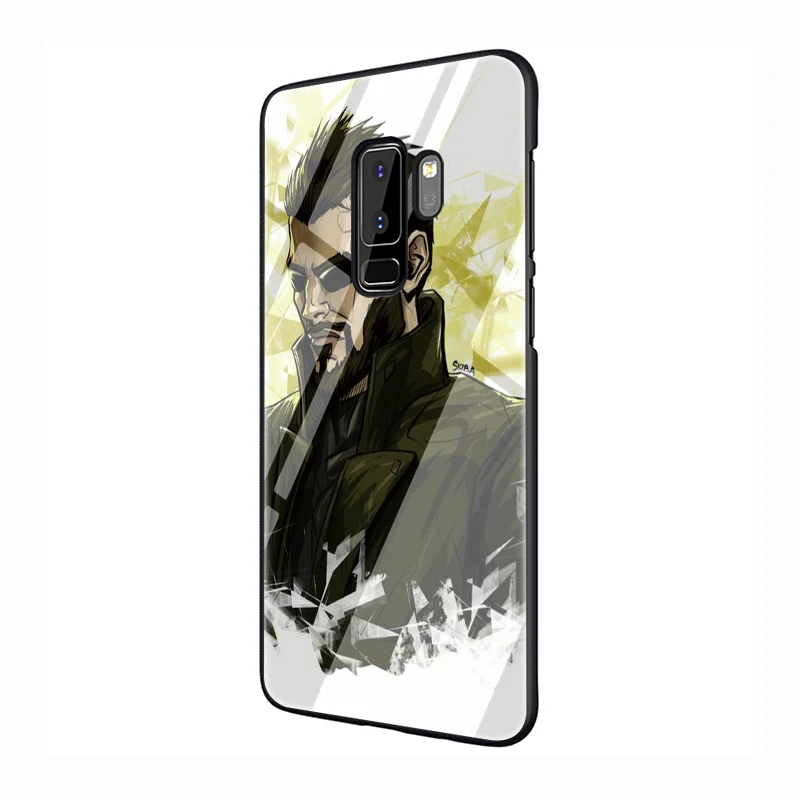 EWAU Deus Ex закаленное Стекло чехол для телефона для samsung S7 край S8 S9 S10 Note 8, 9, 10, плюс A10 20 30 40 50 60 70 - Цвет: G11