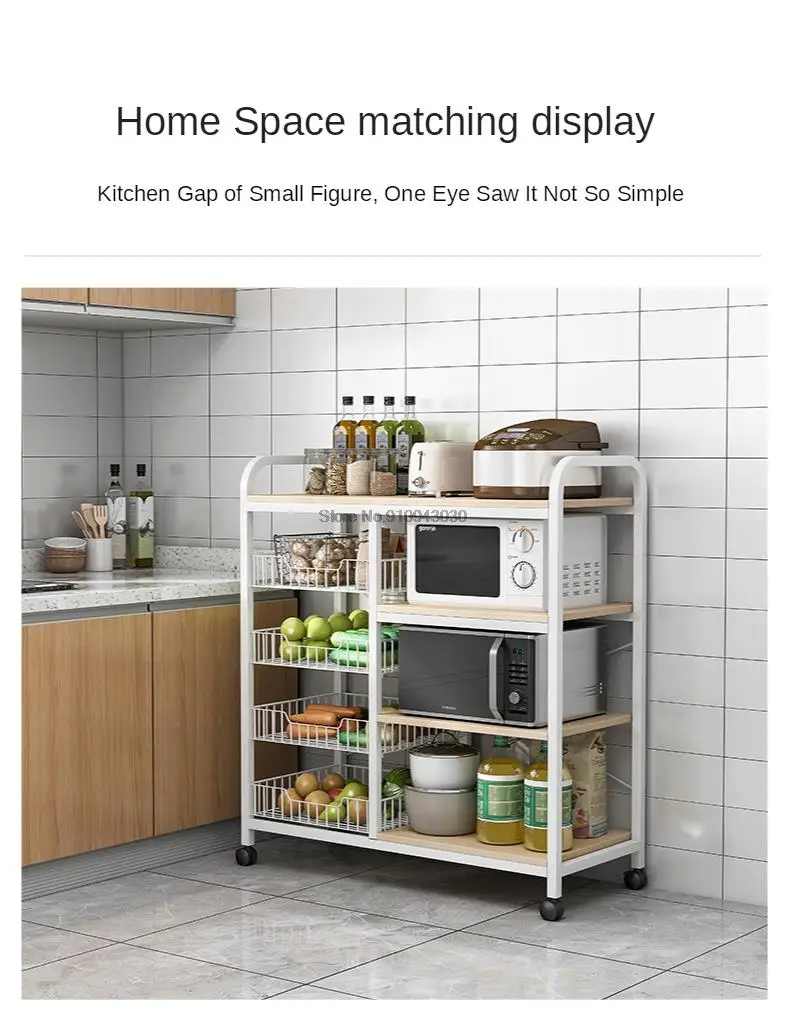 Multifunctional Strong Metallic Kitchen Rack