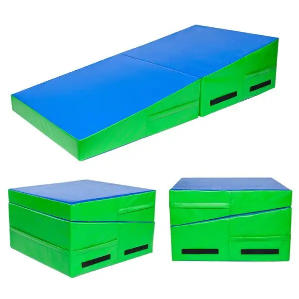 

48"x24"x14" Trapezoid Gymnastics Mat weighted blanket acupressure mat exercise gym accupressure gymnastics workout mats mattress