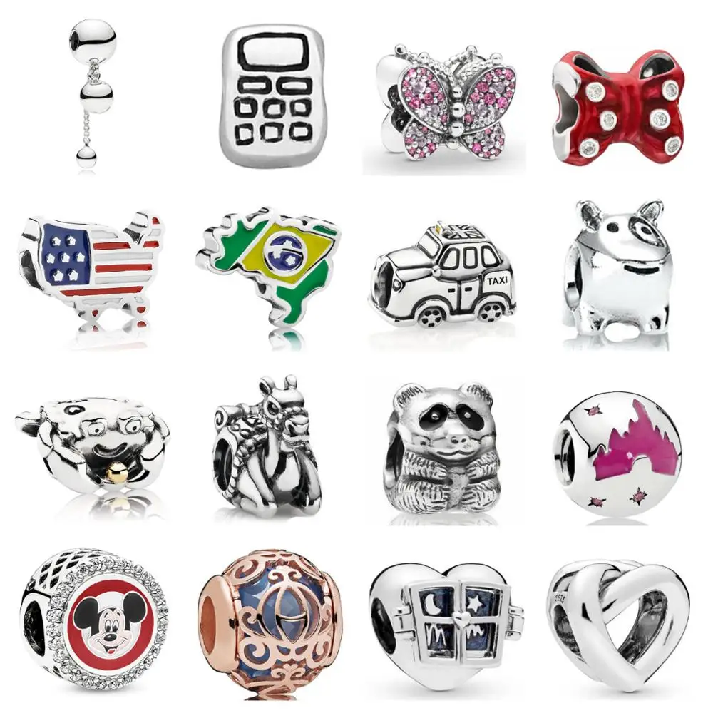 

PDB ZZ 66 High Quality Original 925 Sterling Silver New Charm Beads Suitable for DIY Bracelet Jewerly for Women Wholesale