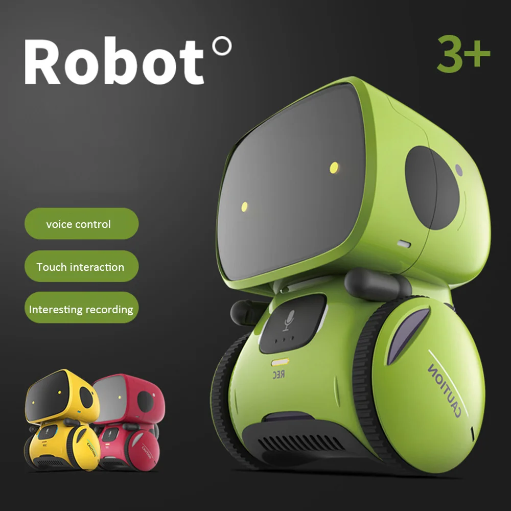 Умные роботы для детей, танцевальная музыкальная запись, Интерактивная игрушка с сенсорным управлением, умная Роботизированная игрушка для детей