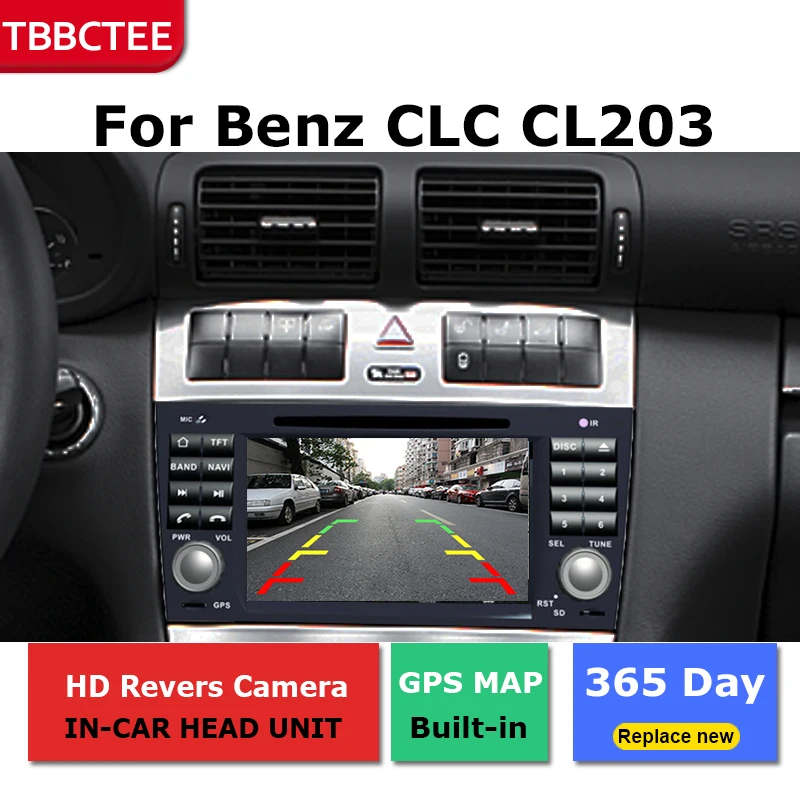 

2Din For Mercedes Benz CLC CL203 2008~2010 Car Android Radio Multimedia Player GPS Navigation IPS Screen HiFi WiFi BT