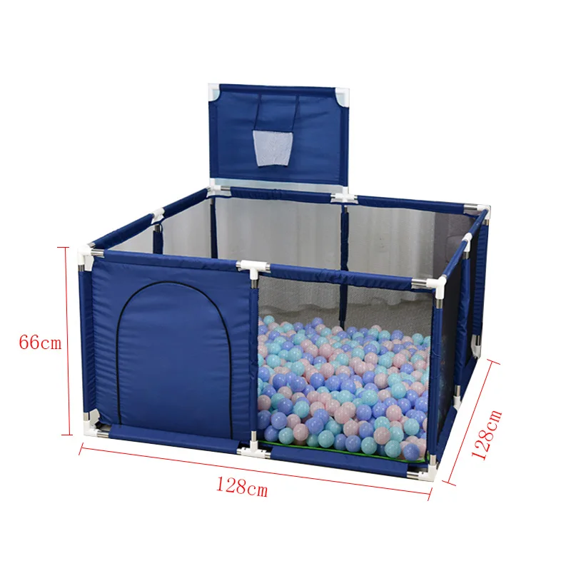 Baby Playpen For Children Pool Balls For Newborn Baby Fence Playpen Kids Basketball Football Field Safety Barrier