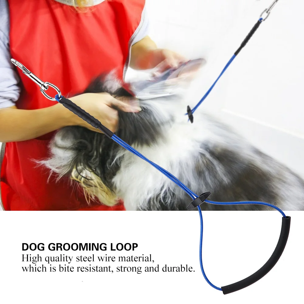 Adjustable Double Noose Ropes For Dog Cat Grooming Rope Loop Pet Grooming Table Arm Bath Tub Pet Sling Rope Dogs Pets Supllies Adjustable Double Noose Ropes For Dog Cat Grooming Rope Loop Pet Grooming Table Arm Bath Tub Pet Sling Rope Dogs Pets Supllies