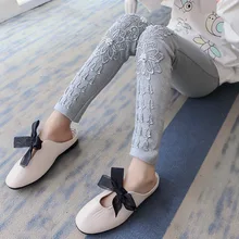 Crawler Girls' Culottes Autumn And Winter Children Base Pants Pure Cotton Childrenswear