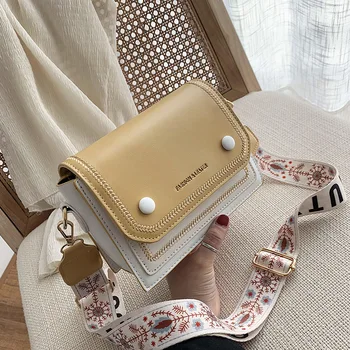 

New Arrival 2020 Spring New Style Trend Versatile Broadband Oblique Bag Textured Western Style Online Celebrity Celebrity Style