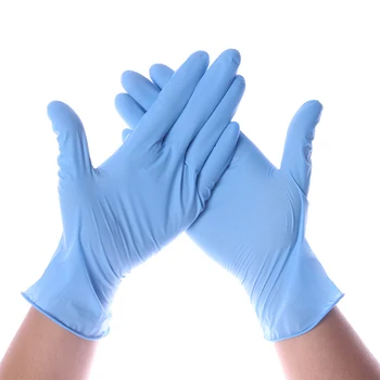 

100PCS / Box Disposable Gloves Protective Gloves Nitrile Food-grade Labor Protection Laboratory Baking Available