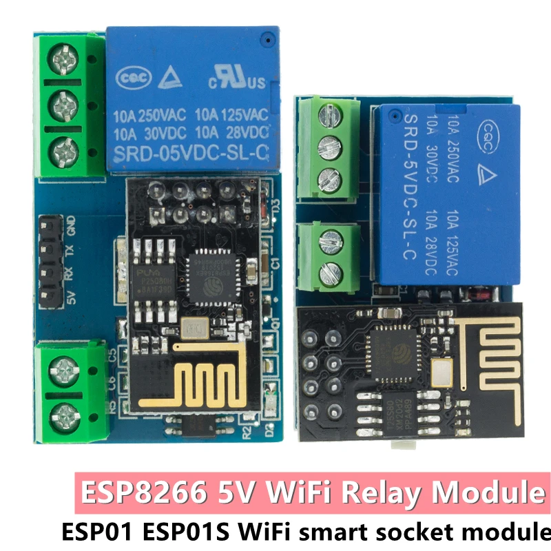 Esp8266 Esp-01 Esp-01s 5v Wifi Relay Module Things Smart Home Remote ...