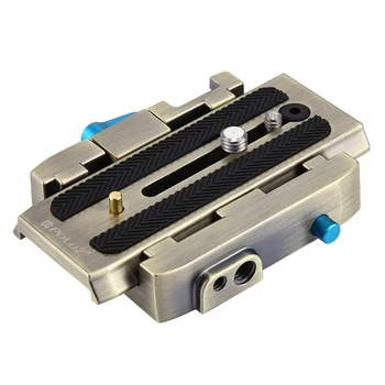 

PTZ quick release plate Tripod stabilizer photographic equipment slide for canon nikon dslr camera Benro Mefoto Tripod Base
