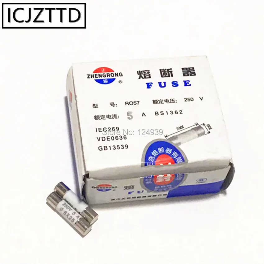 RO57 предохранитель BS1362 6*25 мм 0.5A 1A 2A 3A 5A 6A 7A 8A 10A 15A 20A 25A 250V Керамика предохранитель 6*25 Керамика страхование трубки 6x25 мм 6 мм x 25 мм