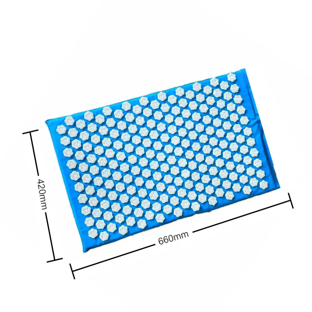 Акупунктурная массажная подушка Массажный коврик Акупрессура массаж облегчение боли в спине тела цветок Спайк Акупунктура Массажный коврик и подушка - Цвет: as picture