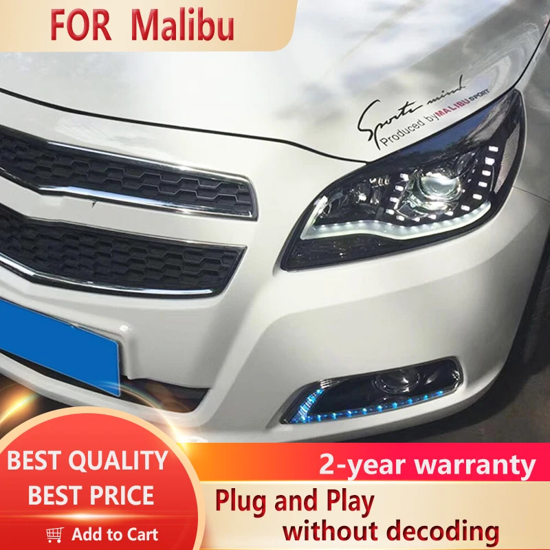 

Car Styling for Chevrolet Malibu LED Headlight 2012-2015 Head Lamp DRL Hid Bi Xenon Auto Accessories