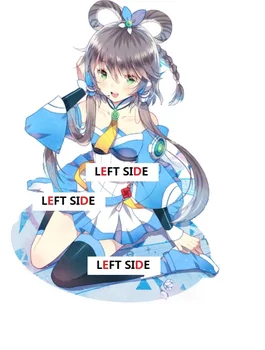 

LEFT SIDE Car Stickers HD Inkjet Engraving Anime Car Styling Cute Sexy Beauty Car Decal Waterproof Sunscreen Racing Sticker
