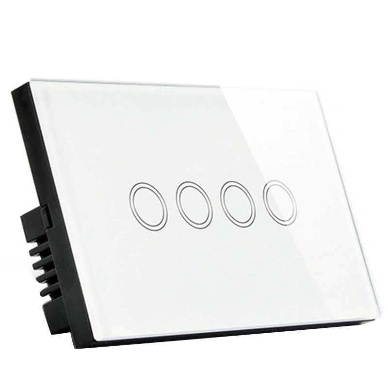 

Wifi Switch 4 Open Single Control Mobile Phone Remote Control Wifi Wall Switch 120/118 Press Switch Socket