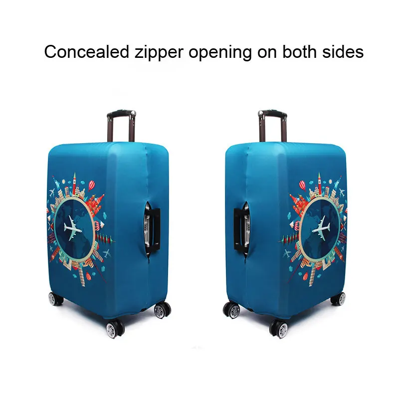 JATRAVEL Go Travel Suitcase Protective Cover Travel Accessories Elastic Luggage Dust Cover Apply To 18''-32'' Suitcase