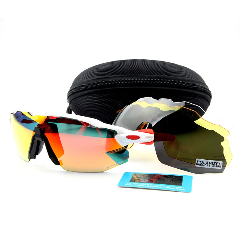 Хит, спортивные поляризованные солнцезащитные очки для велоспорта, велосипедные очки, UV400, велосипедные солнцезащитные очки, 4 линзы, 9442, Аксессуары для велосипеда
