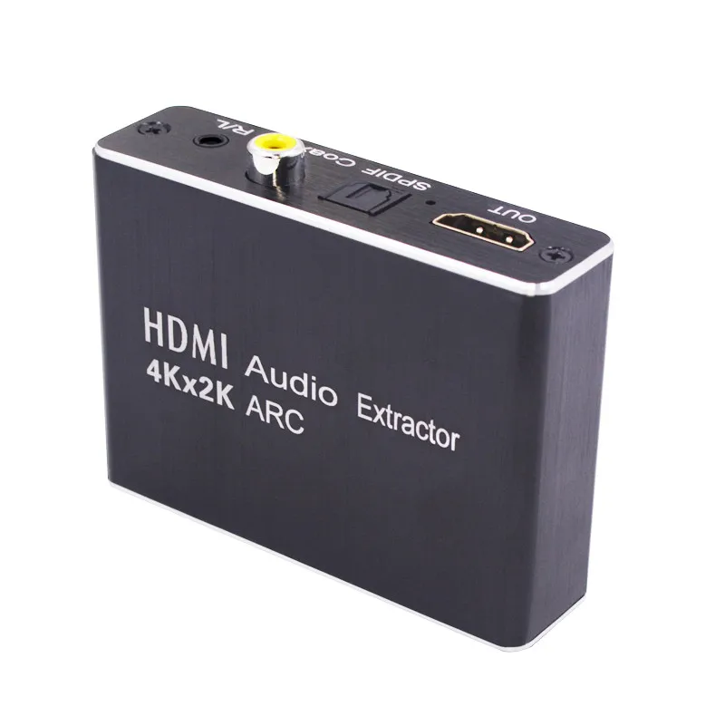 Kebidu 4K HDMI аудио экстрактор сплиттер ARC SPDIF стерео оптический TOSLINK 5.1CH Аудио HDMI конвертер адаптер