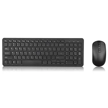 

Wireless Keyboard Mouse Set Ultra-thin 2.4G Accessories for PC Desktop Computer Notebook Laptop GY88
