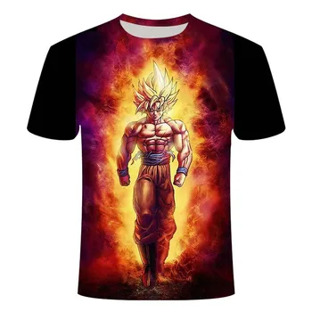 

2020 latest 3D T-shirt 3D summer trend fashion anime clothing anime 3DT shirt Dragon Ball series top clothes