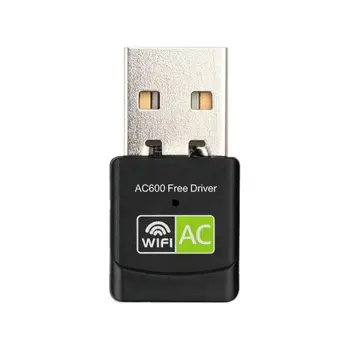 

USB WiFi Adapter AC600 Mbps Dual Band 2.4 / 5Ghz Wireless USB Wi Fi Dongle free driver Realtek RTL8811