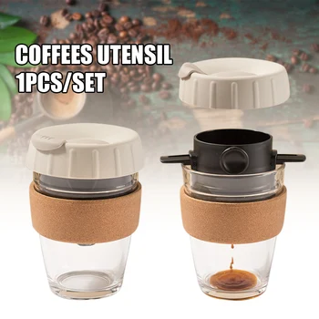 

Coffee Filter Portable Drip Coffee Tea Holder Funnel Baskets Reusable Tea Infuser and Stand Coffee Dripper I88