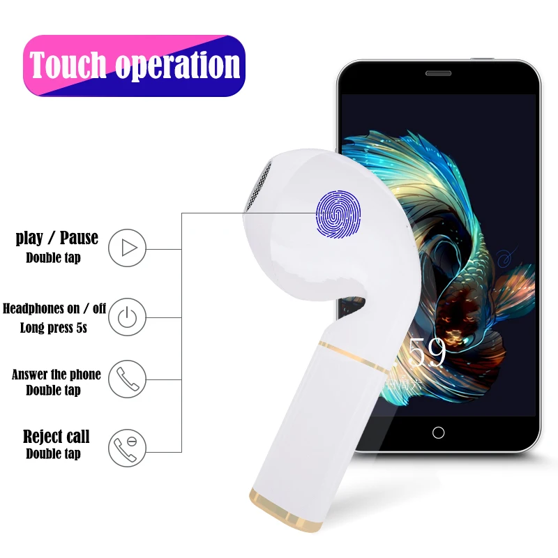 Новое обновление AL i11 tws Bluetooth наушники 5 0 вкладыши мини беспроводные гарнитуры