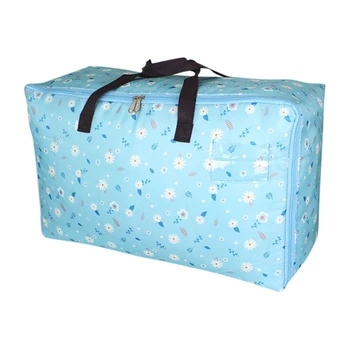 

New Waterproof Portable Clothes Storage Bag Organizer Folding Closet Organizer For Pillow Quilt Blanket Quilt Bag Organizer