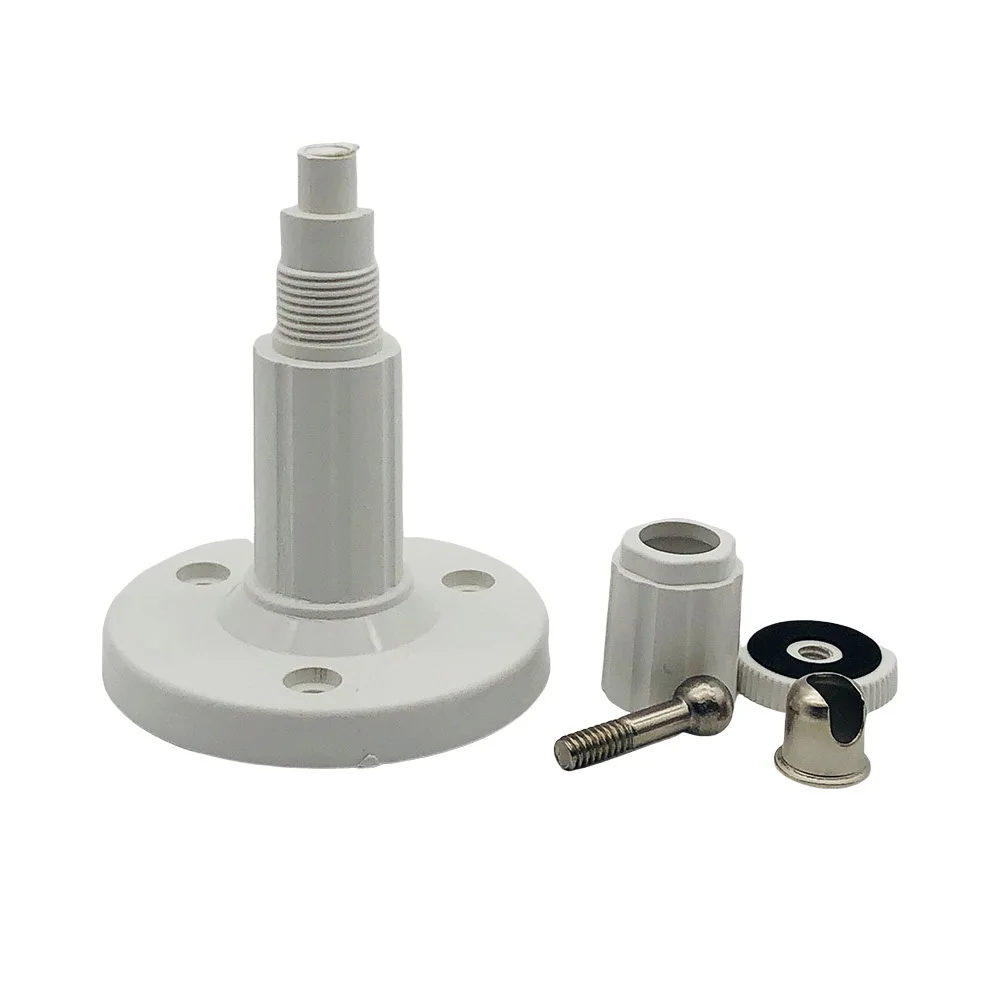 OwlCat Mini CCTV Camera Bracket Stand for Security Surveillance Bullet Indoor Outdoor Cam Ceiling Wall Mount Aram Plastic White
