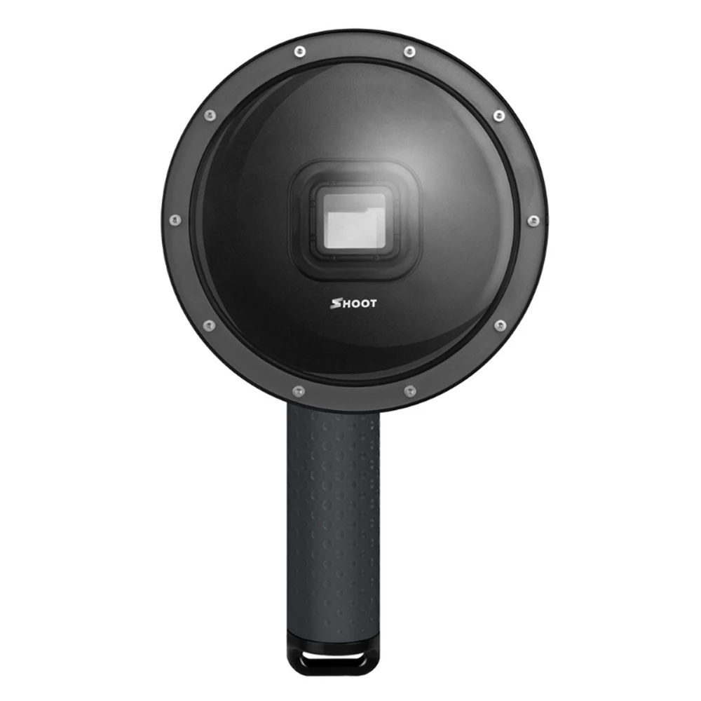 Стрелять 6 дюймов подводный купол Порты и разъёмы для экшн-Камеры GoPro Hero 5 Black действие Камера с держатель для камеры Водонепроницаемый чехол GoPro Аксессуар