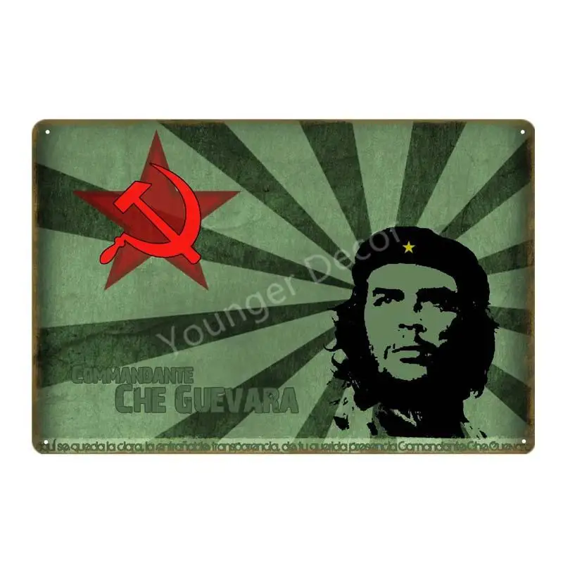32892921632-24794 Винтажные Ретро Металлические плакаты Che Guevara, плакат, настенная живопись, табличка для бара, кафе, комнаты, клуба, вечерние, домашний декор, YD - Цвет: 32892921632-24794