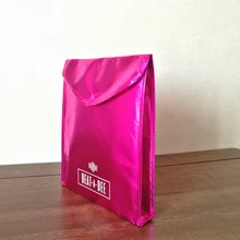 Оптовые продажи, 500 шт./лот, заказной дизайн, конверты, почтовые сумки с розовым блеском, водонепроницаемые, металлическая фольга, сумка для почтовых отправлений, много цветов на выбор