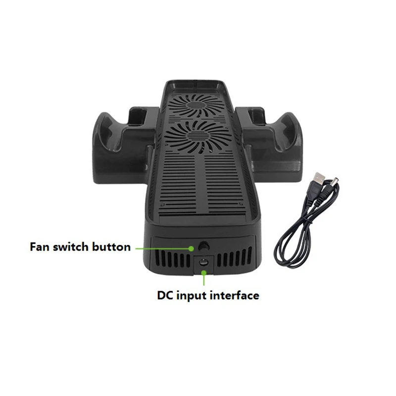 Xbox 360 Slim Console Cooling Fan Base Cooling Dock Station Suporte Inferior Carregador x Box - Image 3