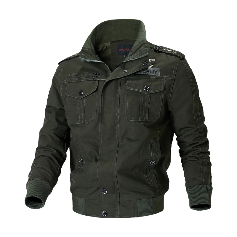 Большие размеры, M-4XL, повседневные мужские военные куртки-бомберы, весна-осень, армейские мужские куртки летчиков, верхняя одежда