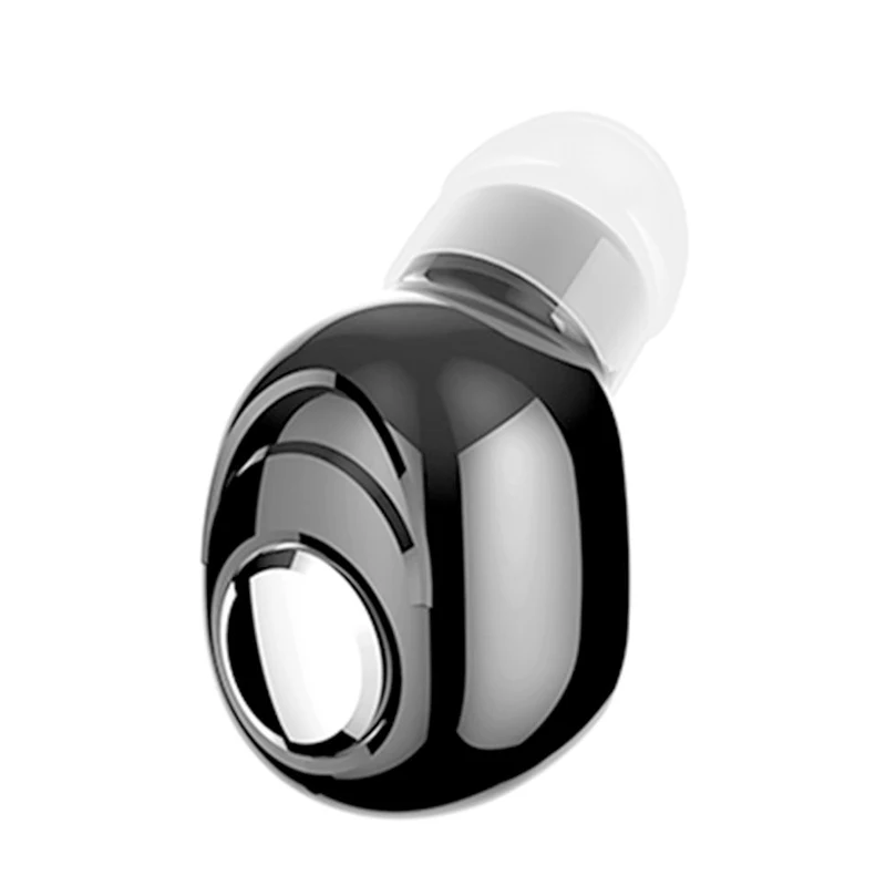Мини беспроводные Bluetooth наушники V5.0 стерео наушники-вкладыши с микрофоном спортивные наушники для бега наушники для Android IOS все телефоны - Цвет: black