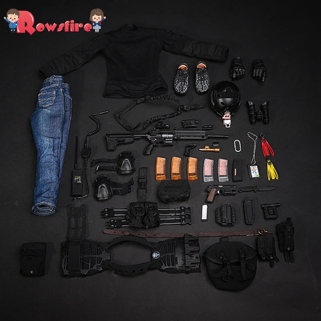 

CIA Armed Agents 1/6 Scale Accessory Set for 1/6 12" Action Figure