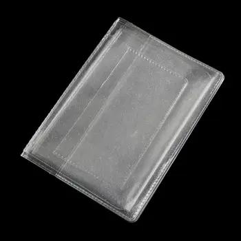

PVC Transparent Auto Documents Cover Russian Driver's License Case Protect Car ID Card Holder for Men Y3NE