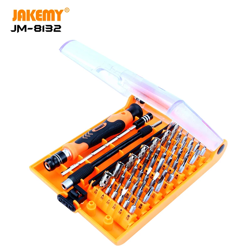 

JAKEMY 45 IN 1 Wholesale High Quality DIY Hand Tool Magnetic Precision Screwdriver Set for Iphone Cellphone Laptop Game pad
