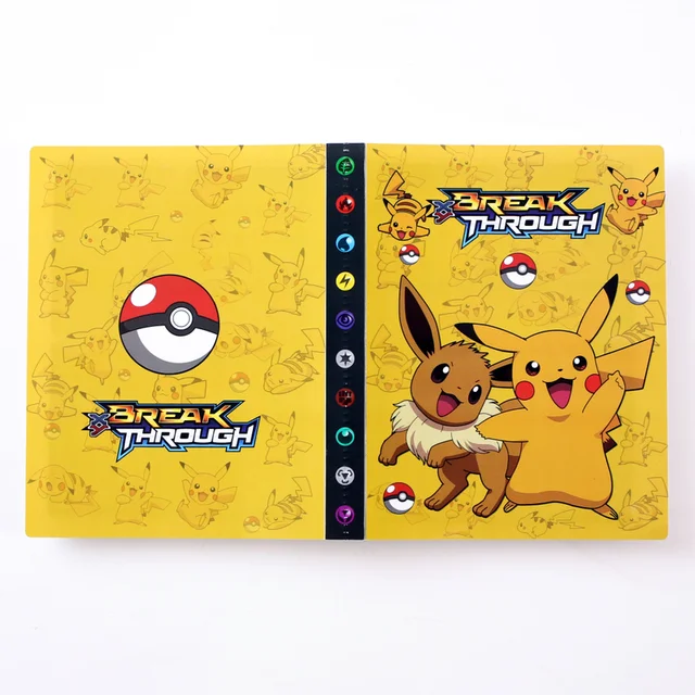 240Pcs Pokemon Album Book Cartoon Card Anime Charizard Map Folder Game Card VMAX GX Holder Collection Loaded Kid Cool Toy Gift 1
