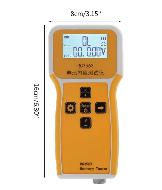 RC3563 батарея внутреннее сопротивление тест er Высокая точность свинцовый литиевый никель хром тест батареи