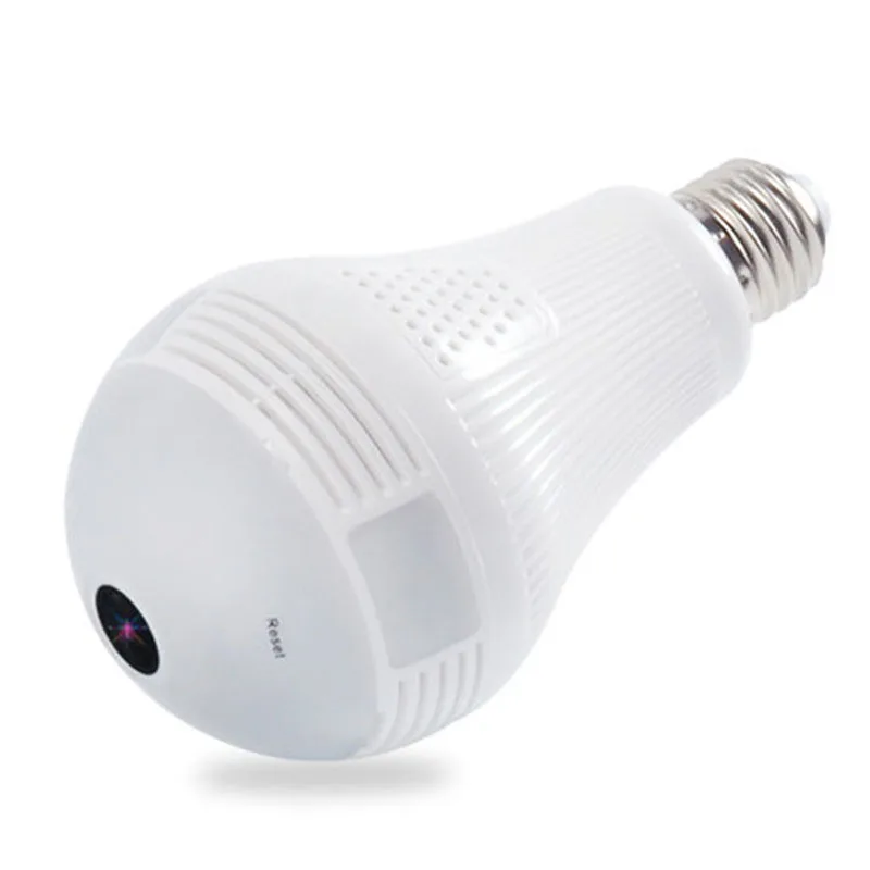 

AC100~240V 360 Degree Panoramic Sensor H65 50~60HZ HD Wifi Camera Light Bulb Motion Sensor 1280x1080P Resolution
