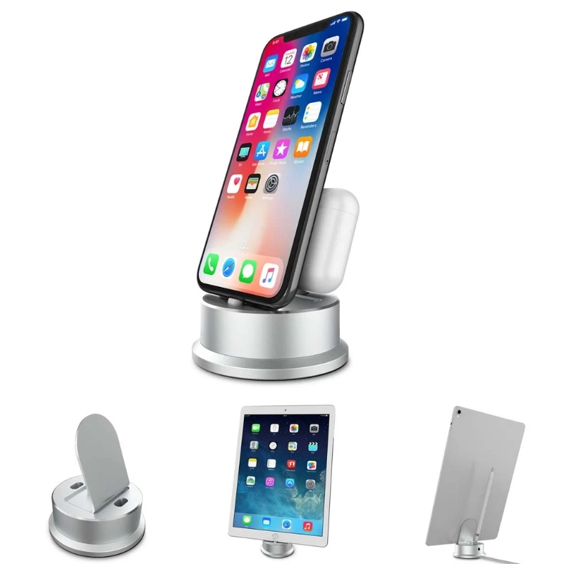 DIY Универсальный зарядная док-станция Держатель зарядная подставка для iPhone ipad Airpods Android DXAC