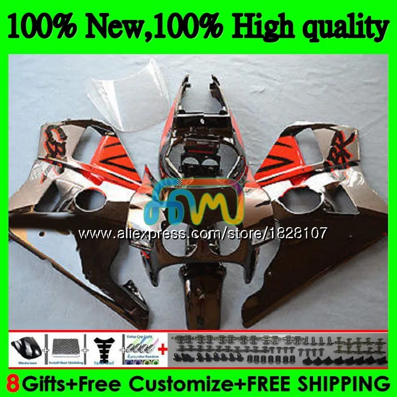 NC29 комплект для HONDA CBR400 CBR 400 RR 400RR 94 95 96 97 красный серебристый 98 99 91BS. 31 CBR400RR 1994 1995 1996 1997 1998 1999 обтекатель