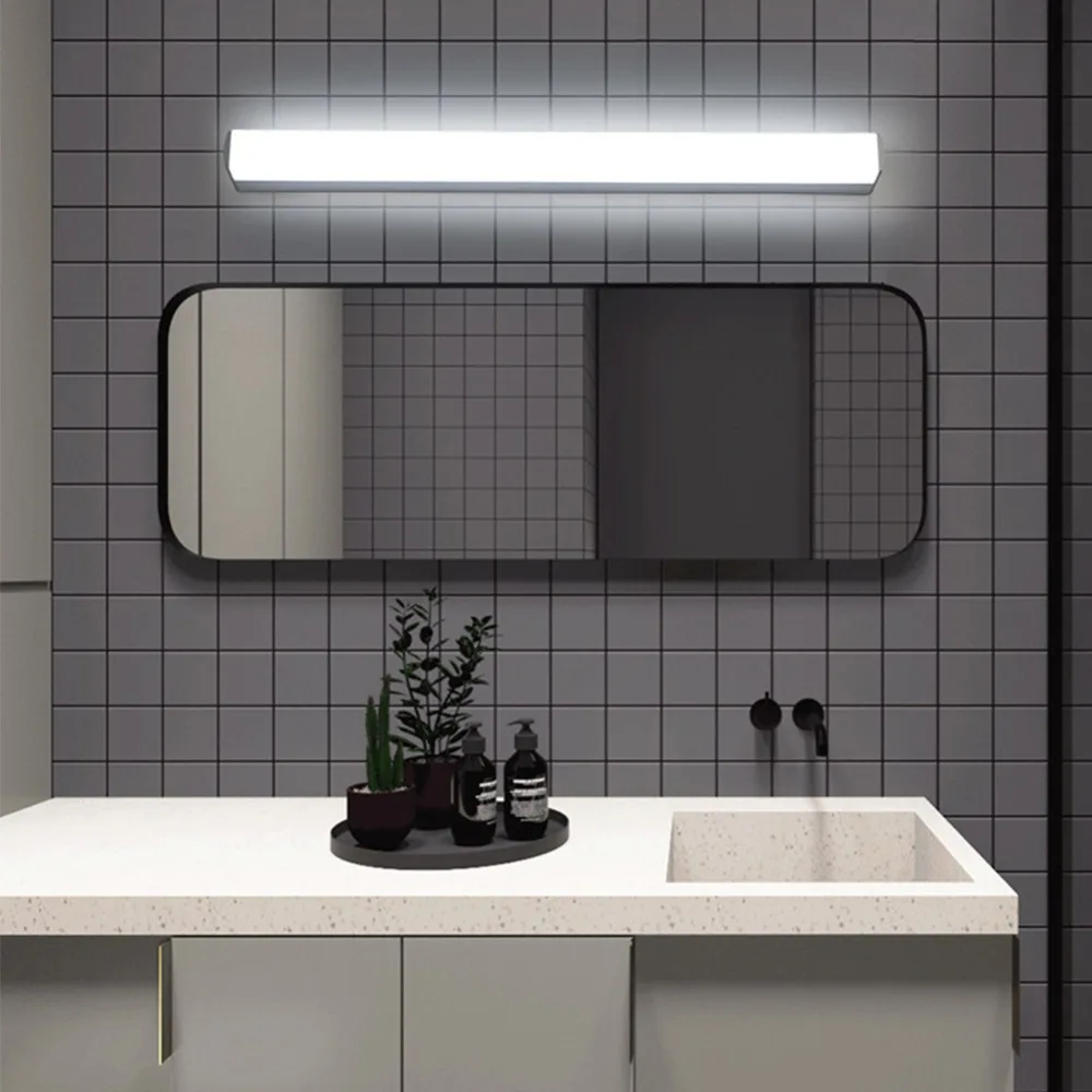 Wall Lamp Light Fixture Sconce Acrylic Mounted Bedroom Bathroom Fixtures Vanity 12W 18W 24W Modern LED Mirror | Лампы и освещение